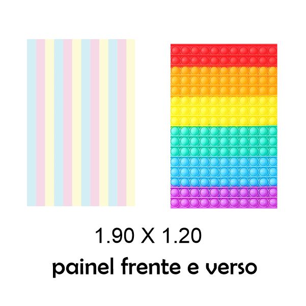 Painel Dupla Face- Pop It ou listrado
